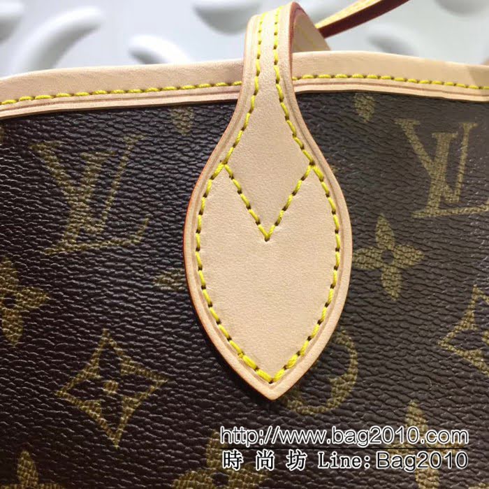 路易威登LV頂級原單M40995老花配杏裏 Neverfull 經典手袋 YDH1309